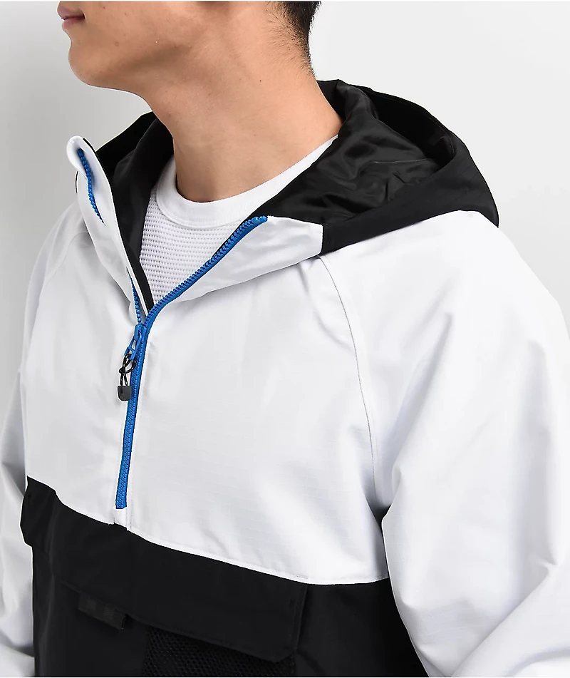 Coal Alder Black & White 10K Anorak Snowboard Jacket