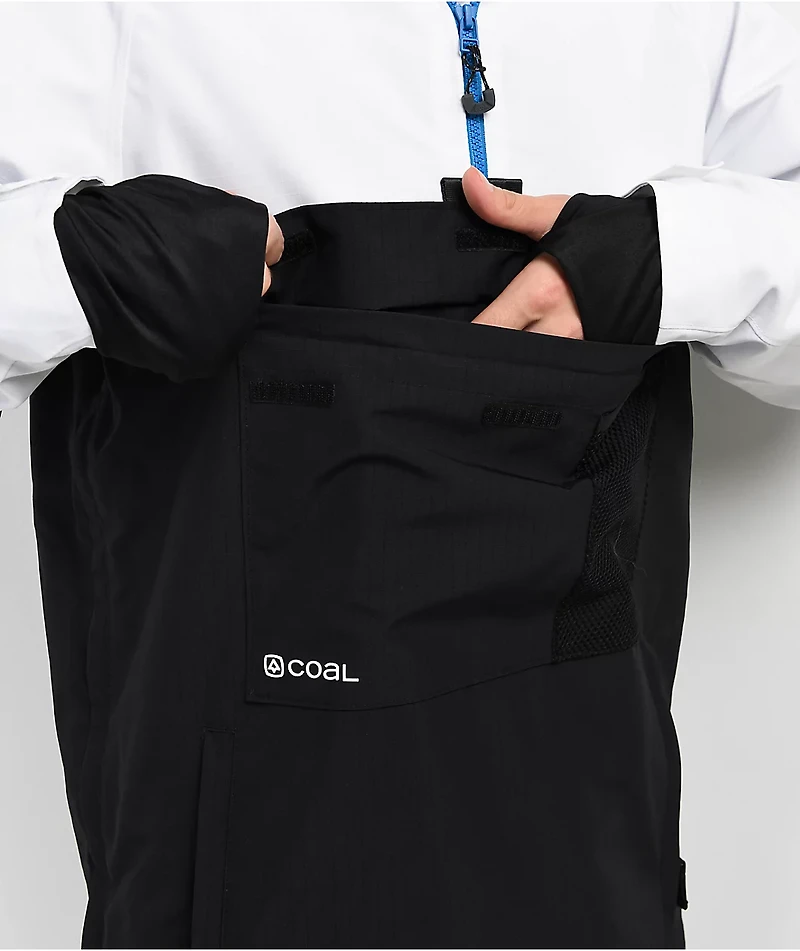 Coal Alder Black & White 10K Anorak Snowboard Jacket
