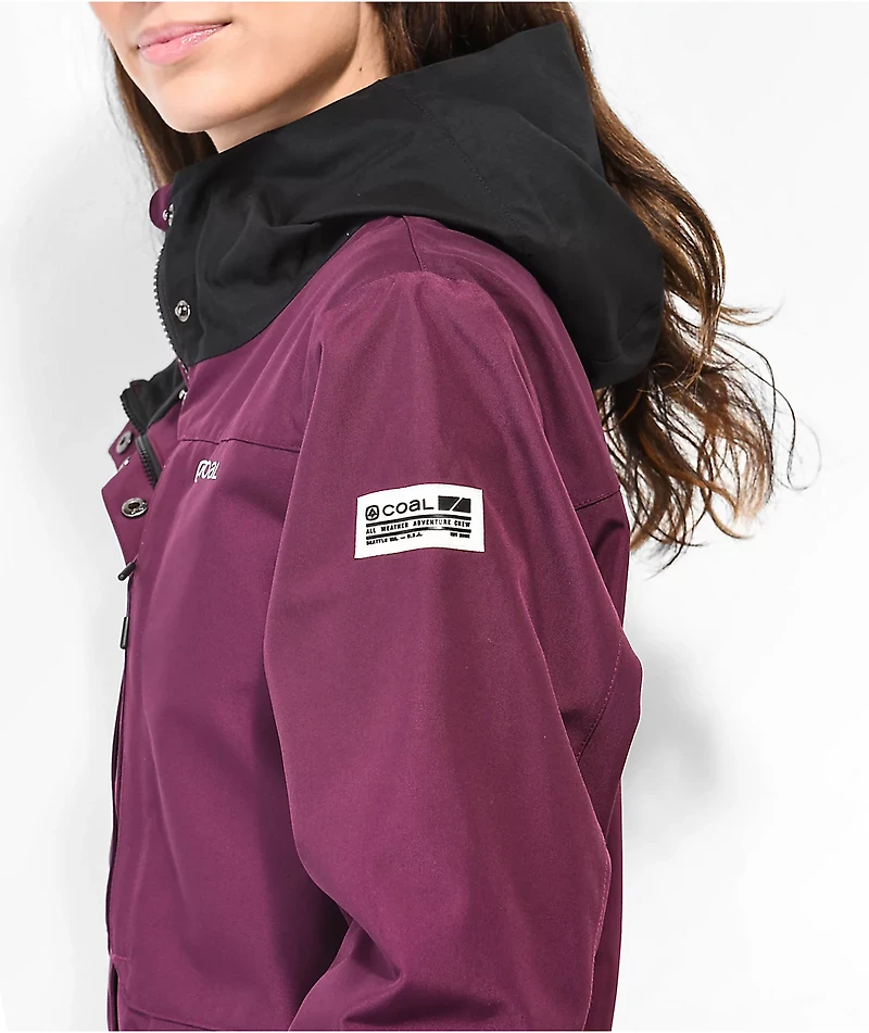 Coal Glacier Purple & Black 20K Snowsuit