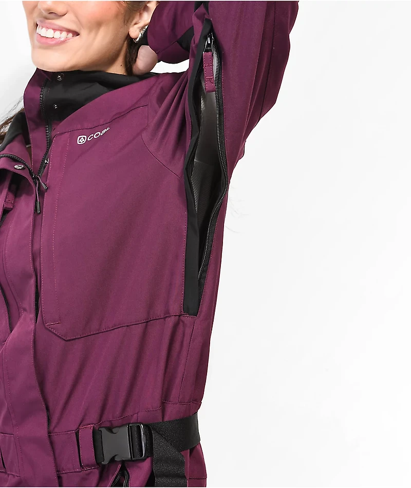Coal Glacier Purple & Black 20K Snowsuit
