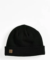 Coal Harbor Black Beanie