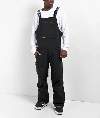 Coal Heron Black 20K Snowboard Bib Pants