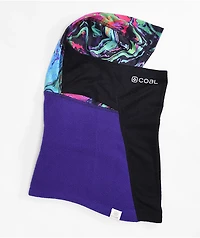Coal Hybrid Purple Balaclava
