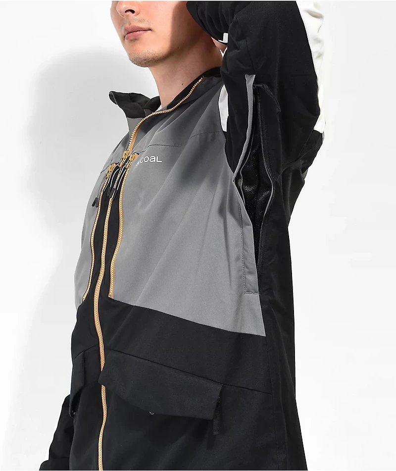 Coal Lutsen Grey & Black 10K Snowboard Jacket