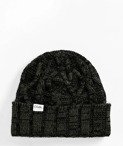 Coal Nukon Olive Marl Beanie