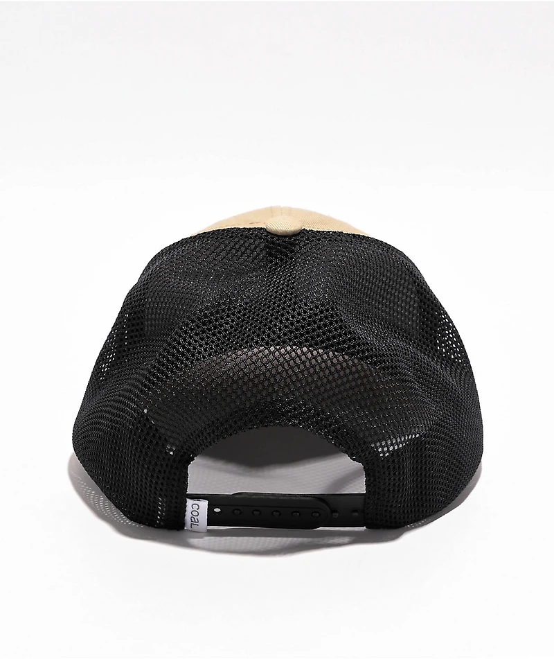 Coal The Hauler Low One Khaki Trucker Hat
