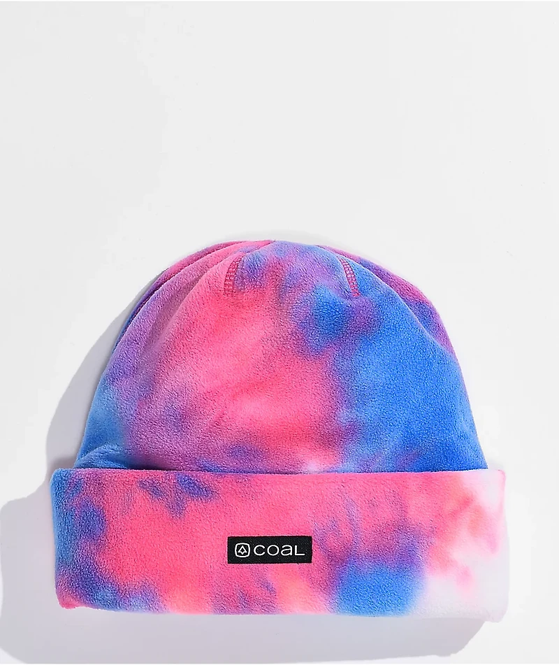 Coal The New Jack Pink Tie Dye Beanie