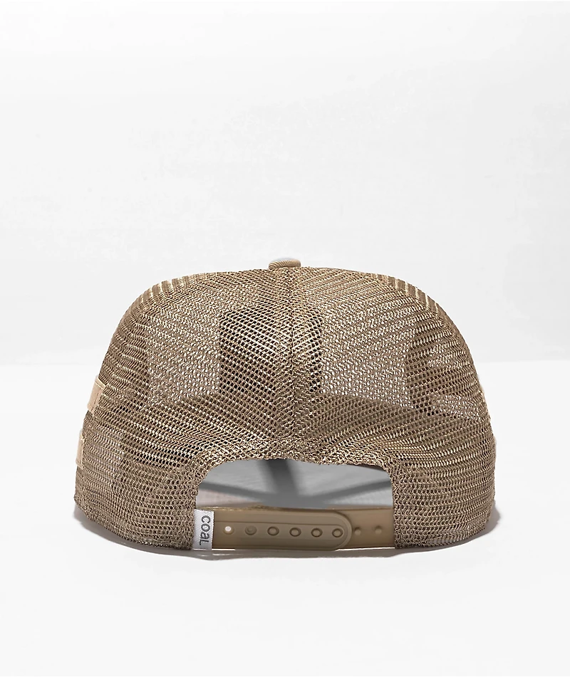 Coal The Ripley Khaki All Mesh Trucker Hat