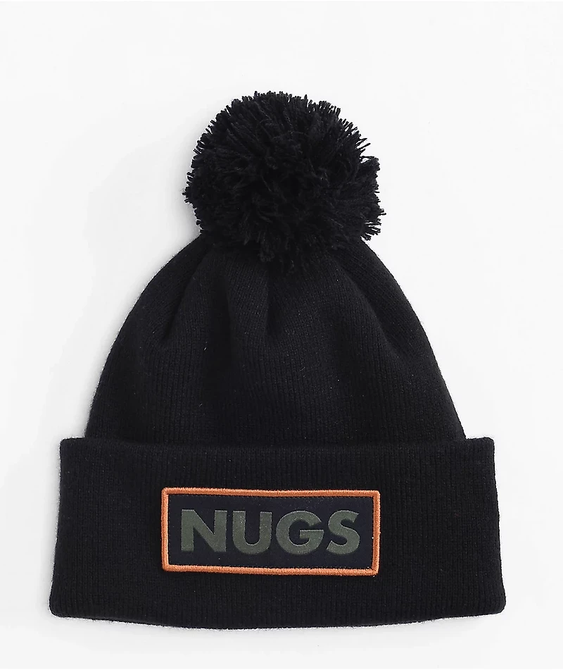 Coal The Vice Nugs Black Pom Beanie