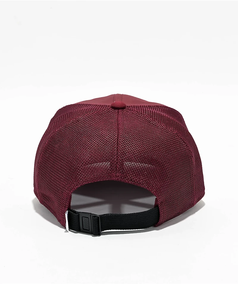 Coal The Zephyr Dark Red Trucker Hat