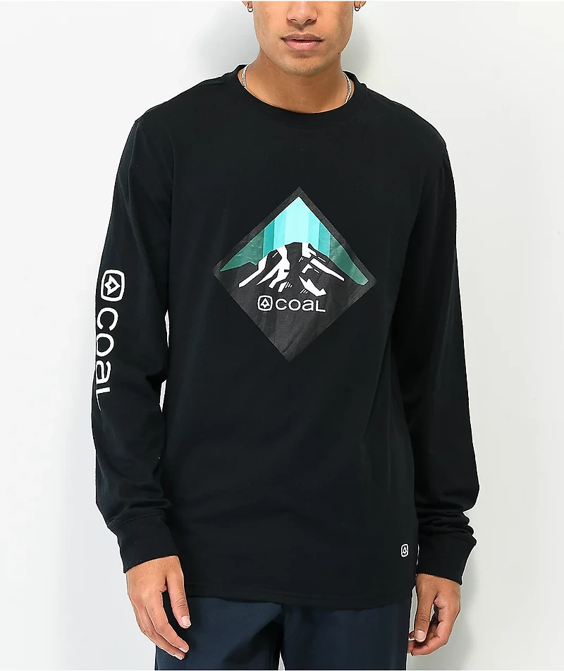 Coal Tracker Black Long Sleeve T-Shirt