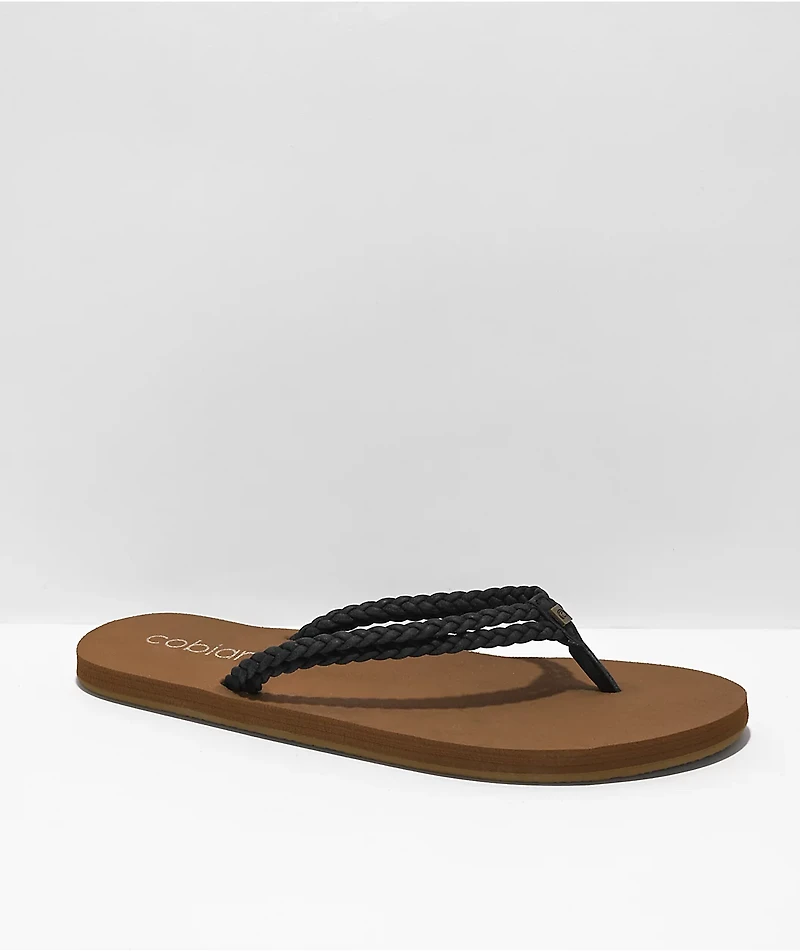 Cobian Leucadia Black Sandals