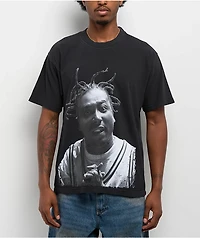 Color Bars Shaolin Black T-Shirt