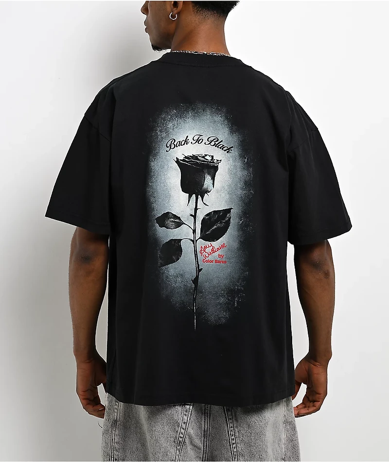 Color Bars x Amy Winehouse Back To Black T-Shirt