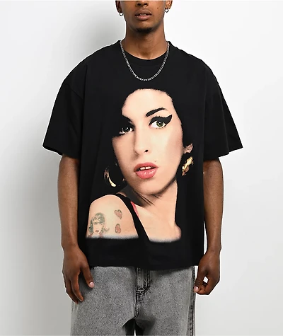 Color Bars x Amy Winehouse Back To Black T-Shirt