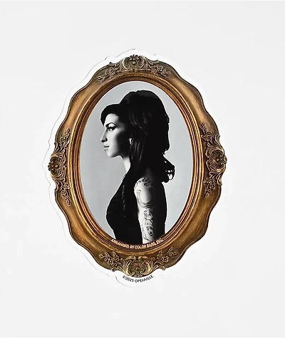 Color Bars x Amy Winehouse Mirror Sticker