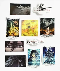 Color Bars x Attack On Titan Sticker Pack