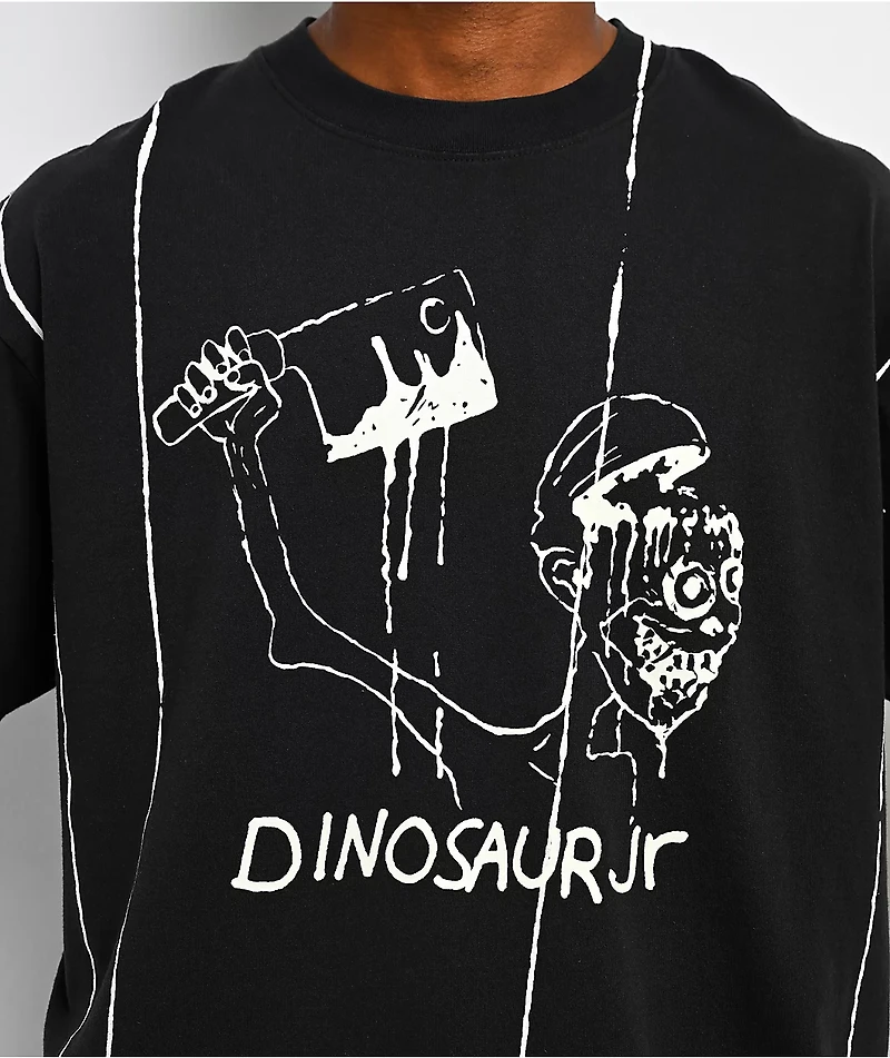 Color Bars x Dinosaur Jr. Star Black T-Shirt