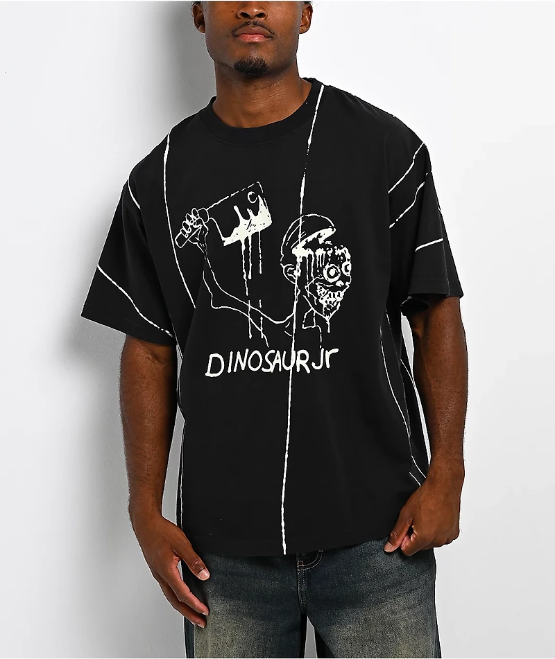Color Bars x Dinosaur Jr. Star Black T-Shirt