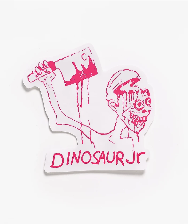 Color Bars x Dinosaur Jr. Start Chopping Sticker