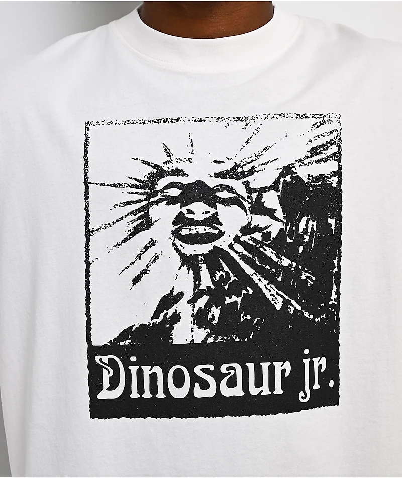Color Bars x Dinosaur Jr. Sun White T-Shirt