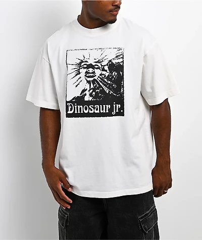 Color Bars x Dinosaur Jr. Sun White T-Shirt