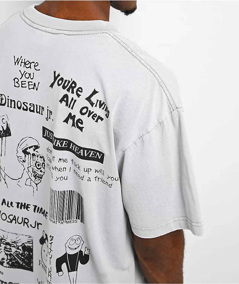 Color Bars x Dinosaur Jr. Weir Grey T-Shirt