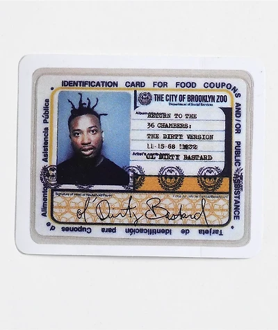 Color Bars x ODB I.D. Card Sticker