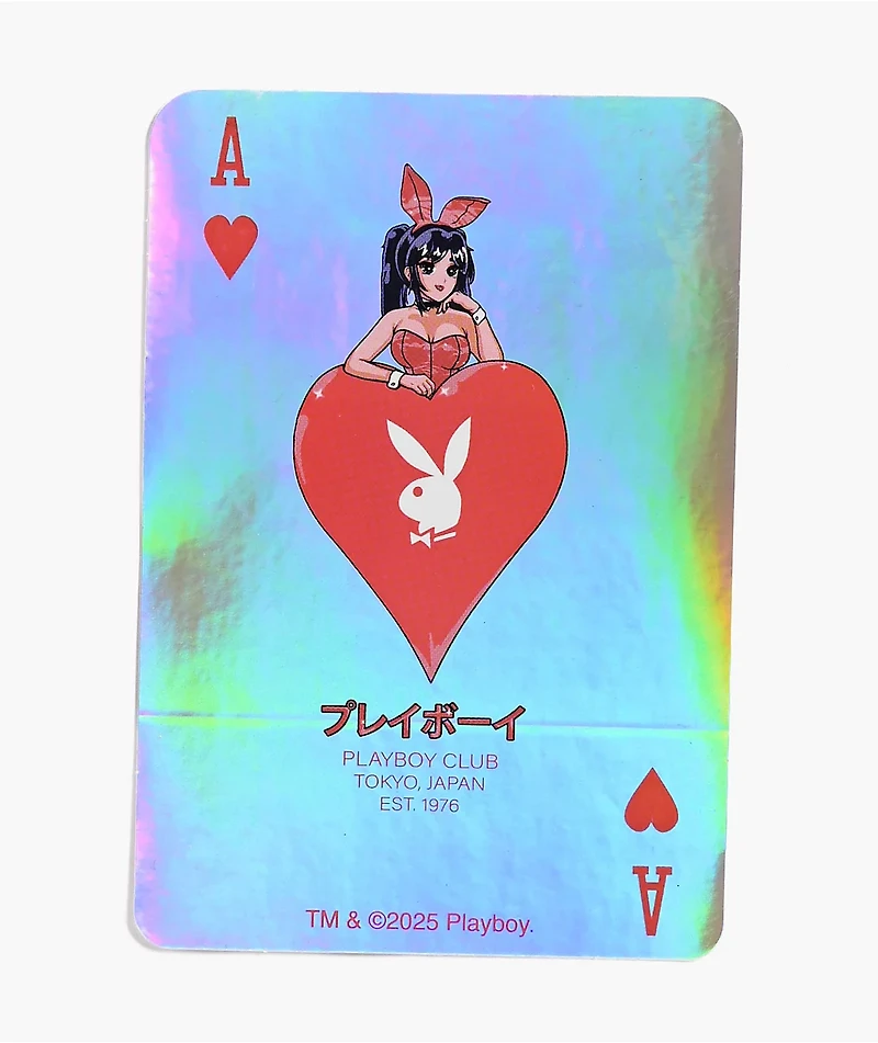 Color Bars x Playboy Ace Of Hearts Sticker