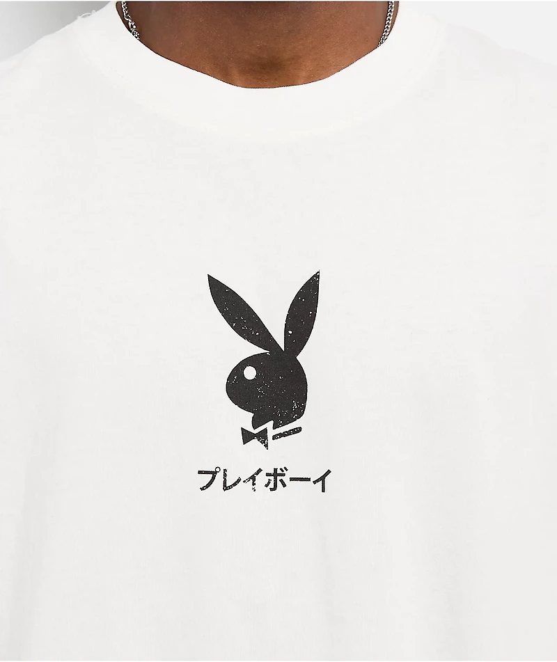 Color Bars x Playboy Ace Of Spades White T-Shirt