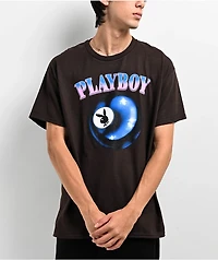 Color Bars x Playboy Billards Brown T-Shirt
