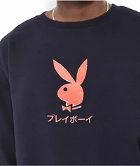 Color Bars x Playboy Diamond Navy Crewneck Sweatshirt