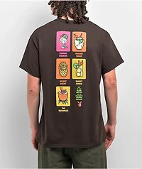 Color Bars x Playboy Happy Jamaica Brown T-Shirt