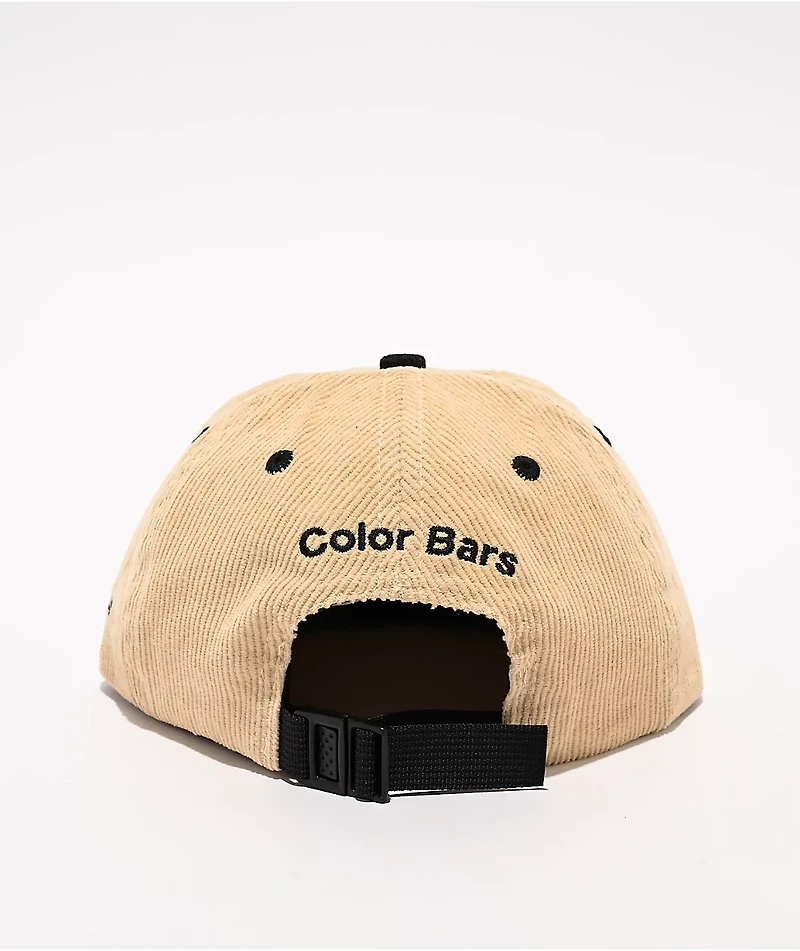 Color Bars x Playboy Japanese Rabbit Beige & Black Corduroy Strapback Hat
