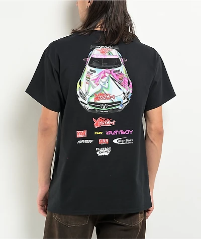 Color Bars x Playboy Livery Black T-Shirt