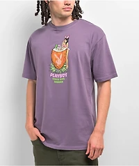 Color Bars x Playboy Thirsty Purple T-Shirt