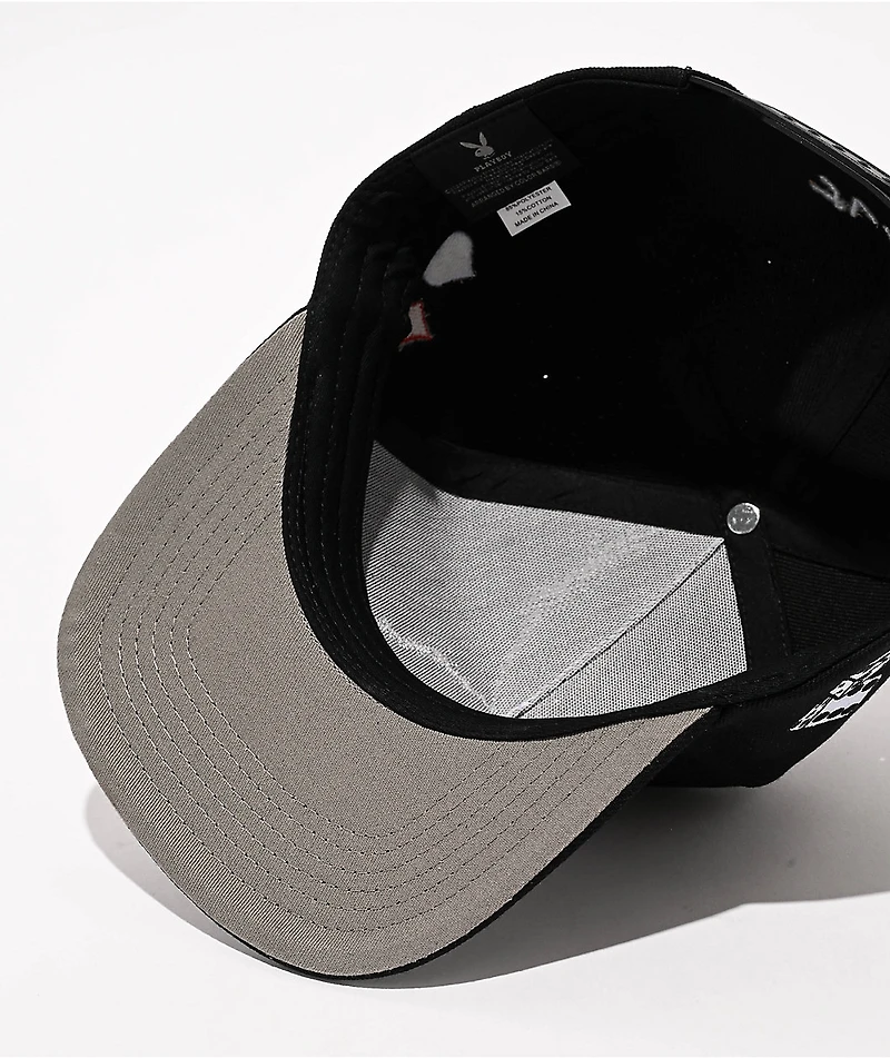 Color Bars x Playboy Tokyo Club Black Snapback Hat
