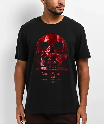Coney Island Picnic End Of Times Black T-Shirt
