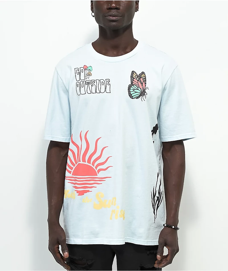 Coney Island Picnic Fresh Air Light Blue T-Shirt