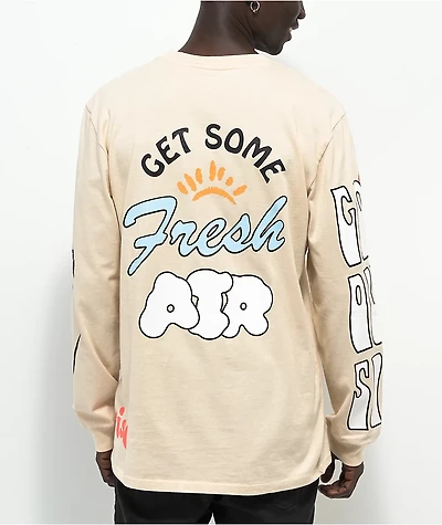 Coney Island Picnic Fresh Air Natural Long Sleeve T-Shirt