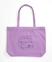 Coney Island Picnic Lonely Hearts Purple Tote Bag
