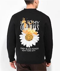 Coney Island Picnic Old Ways Caviar Black Cardigan Sweater