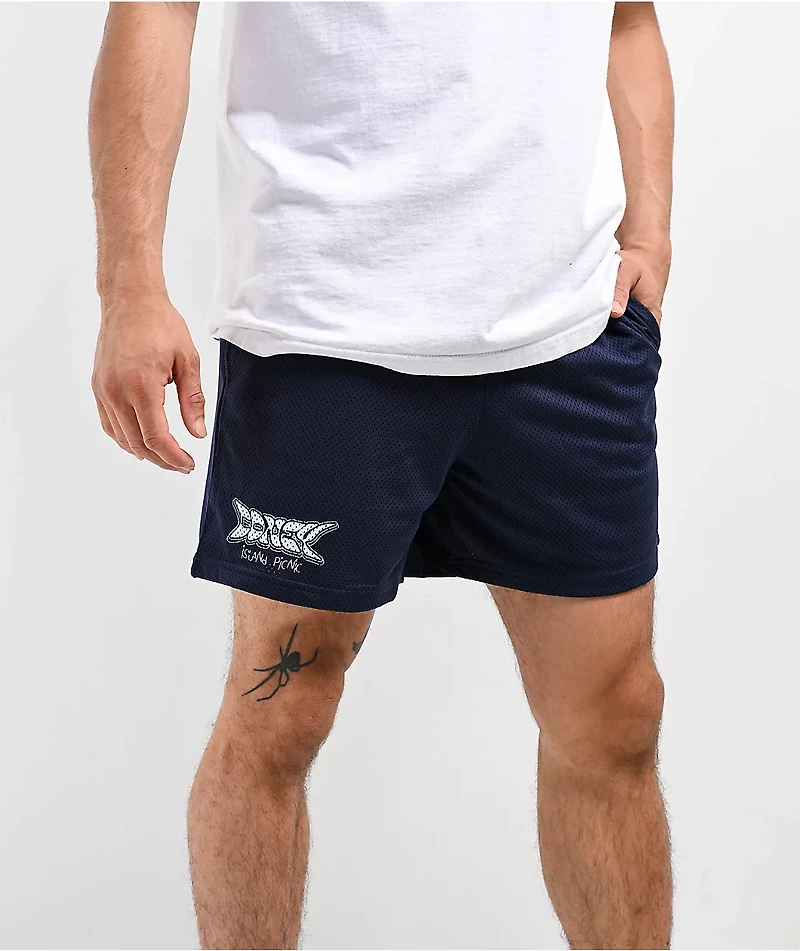 Coney Island Picnic Tour Navy Mesh Shorts