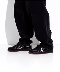 Converse AS-1 Pro Black, Silver & Red Skate Shoes