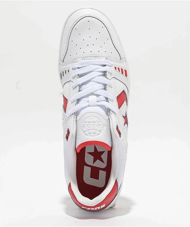 Converse AS-1 Pro White & Red Skate Shoes