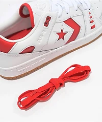 Converse AS-1 Pro White & Red Skate Shoes