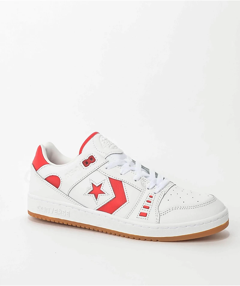 Converse AS-1 Pro White & Red Skate Shoes