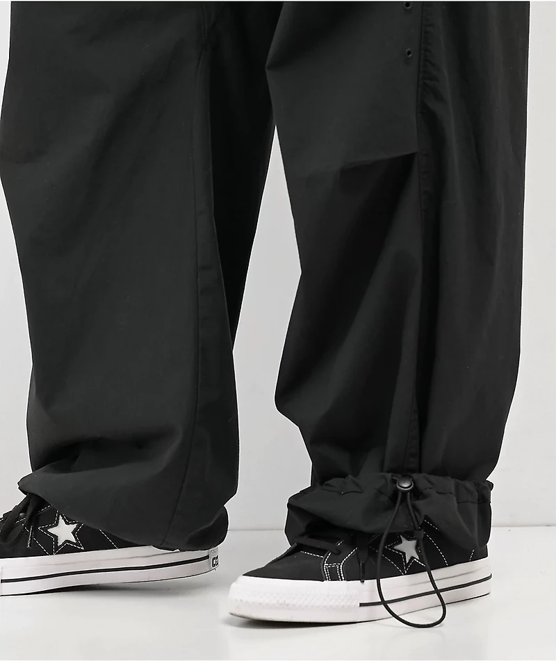 Converse Black Parachute Pants