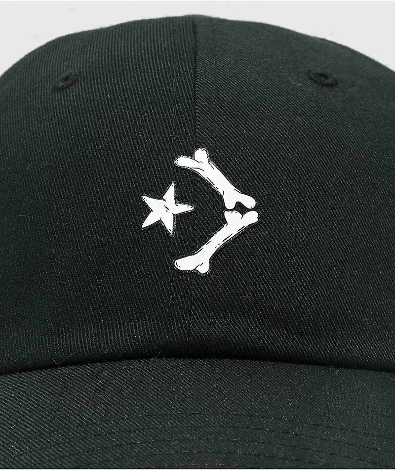 Converse CONS Bones Black Strapback Hat
