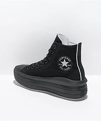 Converse CTAS Move Hi-Top All Black Platform Shoes